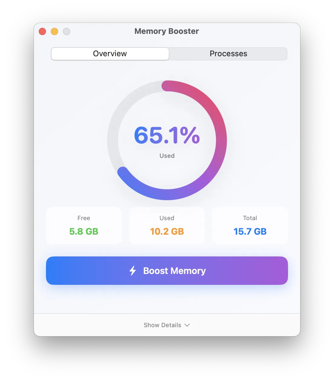 Screenshot 1 of Memory Booster 2.0
