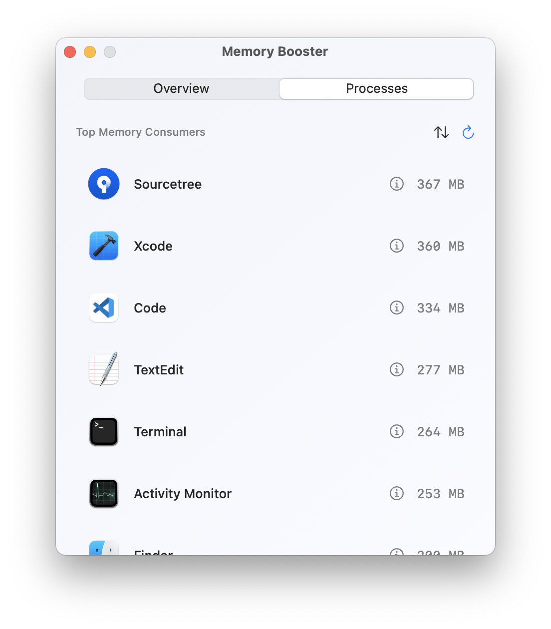 Memory Booster | Intelligent memory optimization for Mac